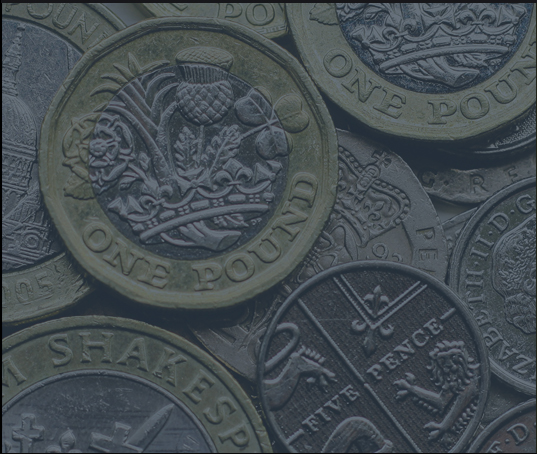 Coins, representing economic abuse.